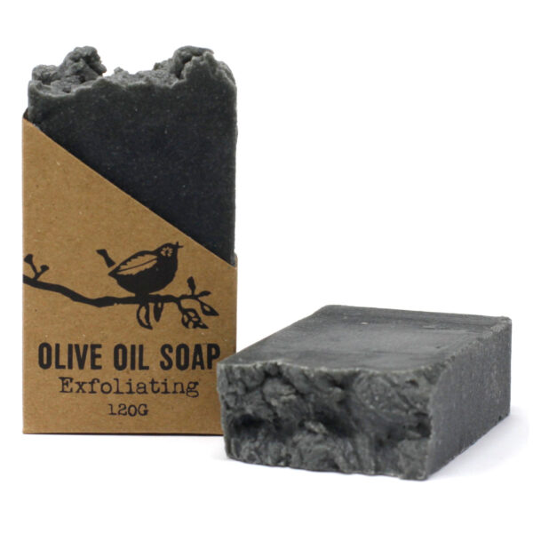 Savon Exfoliant à l'Huile d'Olive Pure - 120g- Vendu par 1