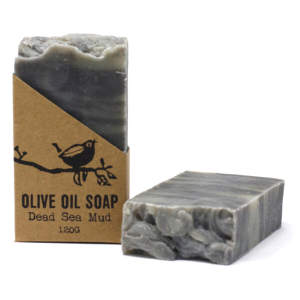 Savon à l'huile d'olive pure à la boue de la Mer Morte - 120 g- Vendu par 1