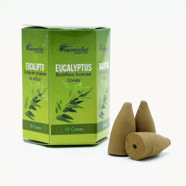Encens Masala Backflow pack de 10 - Eucalyptus- Vendu par 1