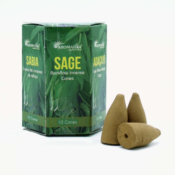 Encens Masala Backflow pack de 10 - Sauge- Vendu par 1