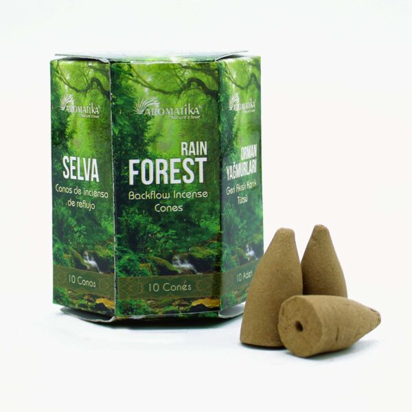 Encens Masala Backflow pack de 10 - Forêt tropicale- Vendu par 1