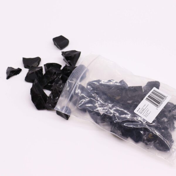 Cristaux bruts (500 g)  Agate noire- Vendu par 1 – Image 2