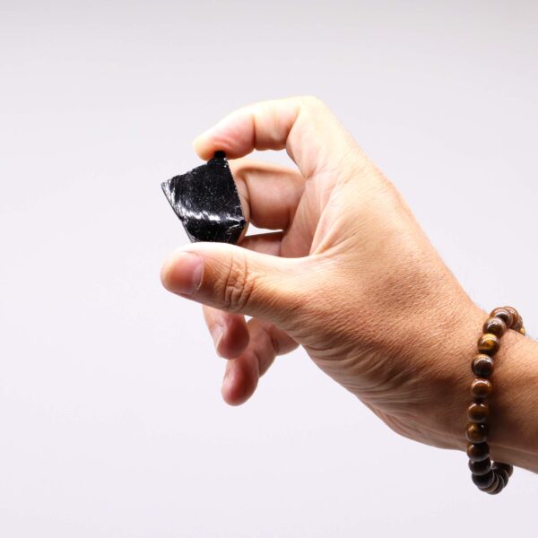Cristaux bruts (500 g)  Agate noire- Vendu par 1 – Image 4