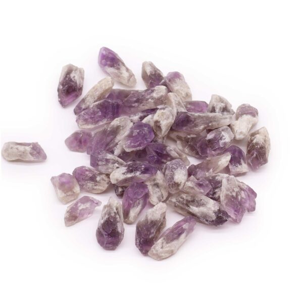 Cristaux bruts (500 g)  Points bruts d'améthyste- Vendu par 1