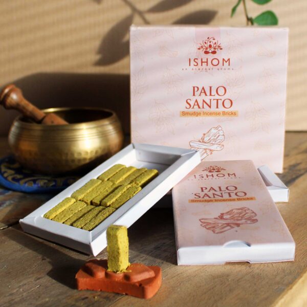 Pack de 15 briques et brûleur d'encens naturel - Palo Santo- Vendu par 1