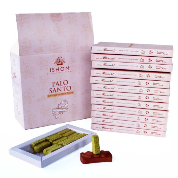 Pack de 15 briques et brûleur d'encens naturel - Palo Santo- Vendu par 1 – Image 2
