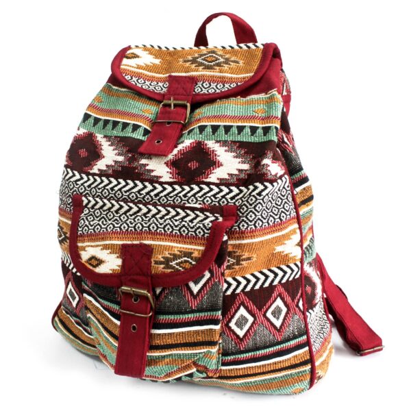 Sac Jacquard - Sac à dos Chocolat- Vendu par 1