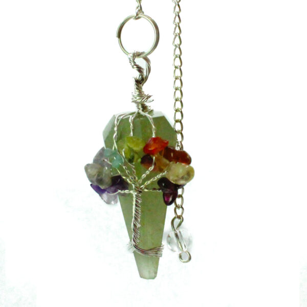 Pendule Magique - Sept Chakras - Aventurine- Vendu par 1