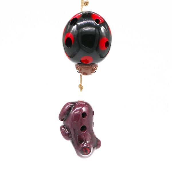 Animal musical Ocarina - Coccinelle- Vendu par 1 – Image 2
