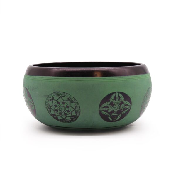 Bol Chantant Poudre de Terre - Mandala Bouddha - 16 cm- Vendu par 1 – Image 4