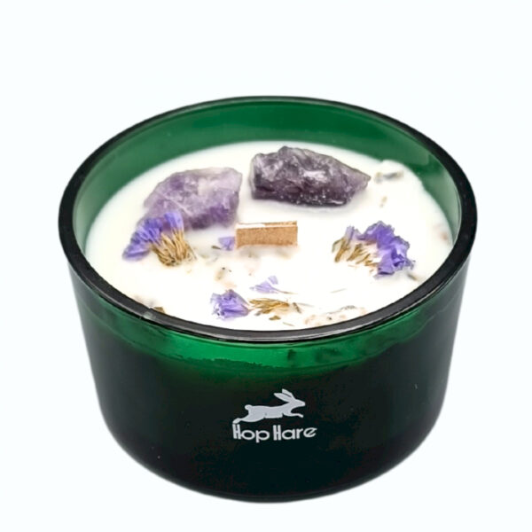 Bougie Fleur Magique en Cristal Hop Lièvre - La Lune- Vendu par 1