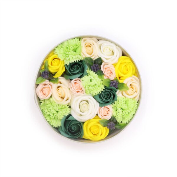 Boîte Ronde - Célébrations du Printemps - Jaune & Verts- Vendu par 1 – Image 2