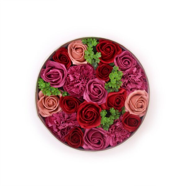Boîte Ronde - Roses Vintage- Vendu par 1 – Image 2