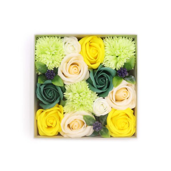 Boîte Carrée - Célébrations du Printemps - Jaune et Vert- Vendu par 1 – Image 2