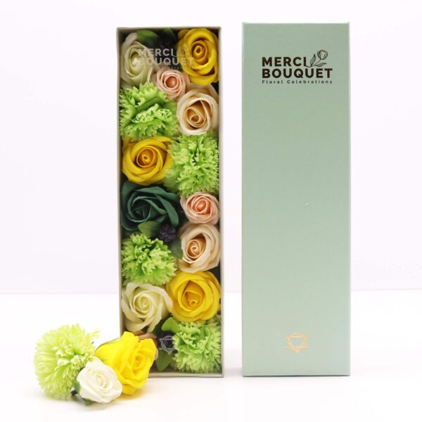 Boîte Longue - Célébrations du Printemps - Jaune et Vert- Vendu par 1 – Image 4