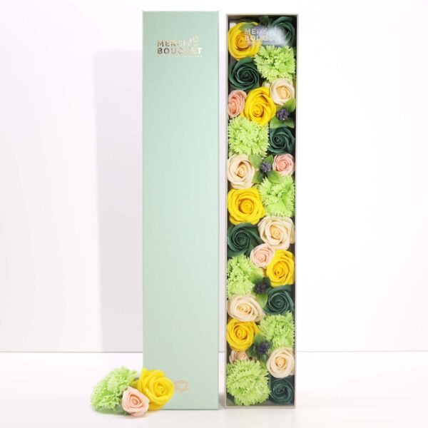 Boîte Extra Longue - Célébrations du Printemps - Jaune et Vert- Vendu par 1 – Image 3
