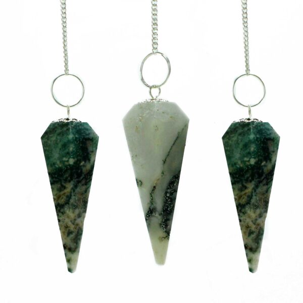 Pendule Magique - Agate Arbre- Vendu par 1 – Image 2