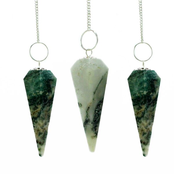 Pendule Magique - Agate Arbre- Vendu par 1 – Image 4