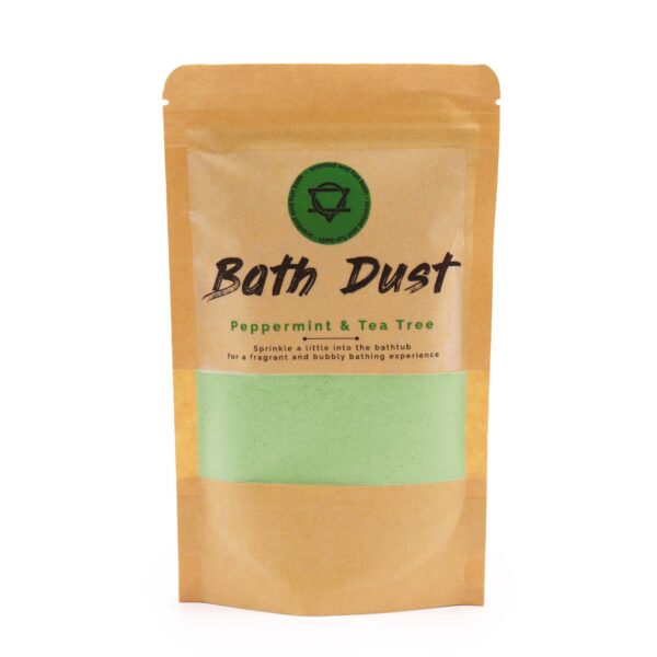 Poussière de bain à la menthe poivrée et à l'arbre à thé 200 g- Vendu par 1 – Image 3