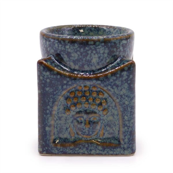 Brûleur Bouddha Carré - Bleu Poudré- Vendu par 1