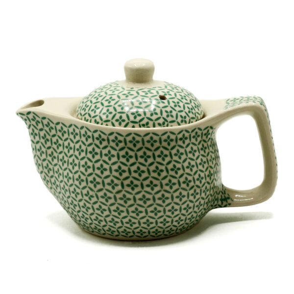 Petite Théière aux Herbes - Mosaïque Verte- Vendu par 1