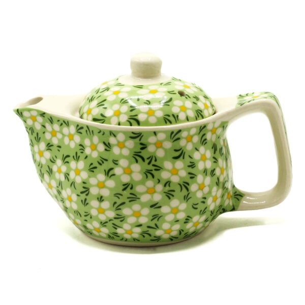 Petite Théière aux Herbes - Marguerite Verte- Vendu par 1
