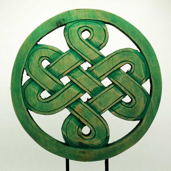 Ensemble Bouddha Feng Shui - Mandala - Vert- Vendu par 1 – Image 3