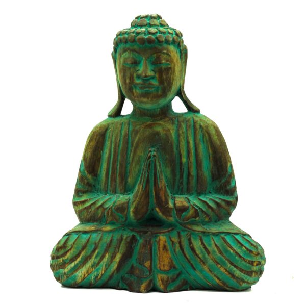 Ensemble Bouddha Feng Shui - Mandala - Vert- Vendu par 1 – Image 4
