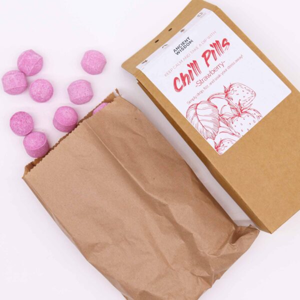Chill Pills Coffret Cadeau 350g - Fraise- Vendu par 1 – Image 2