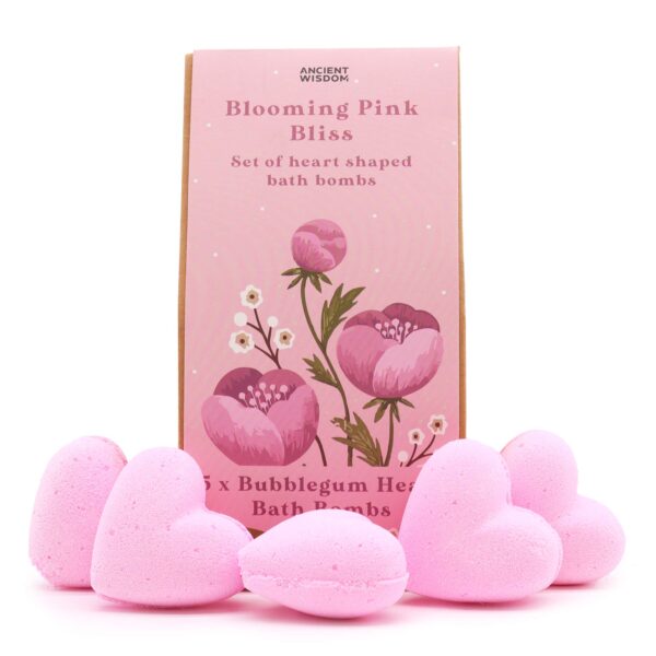 Coffret cadeau coeur de bain Blooming Pink Bliss- Vendu par 1