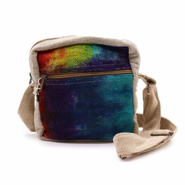 Sac Messegner en Chanvre Tiedye 1 Zip- Vendu par 1 – Image 2