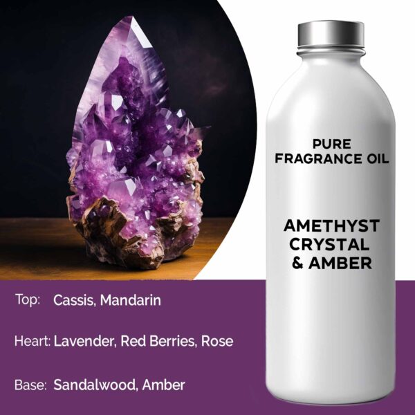 500 ml (Pure) FO - Cristal d'améthyste et ambre- Vendu par 1