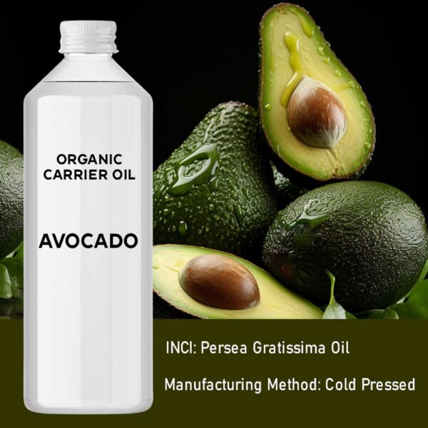 Huile d'Avocat Bio 1 Litre- Vendu par 1