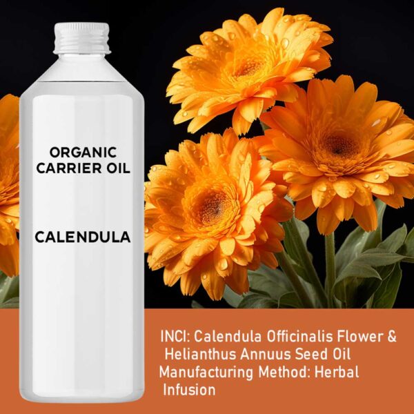 Huile de Calendula Bio 1 Litre- Vendu par 1