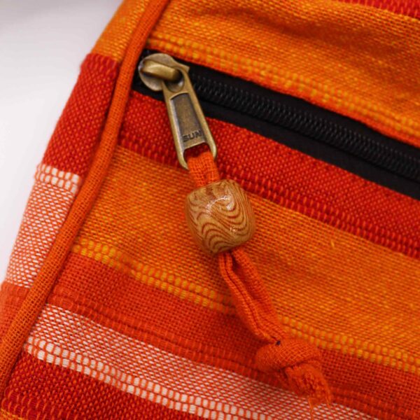Lrg Nepal Sling Bag (Sangle réglable) - Sunrise Orange- Vendu par 1 – Image 2