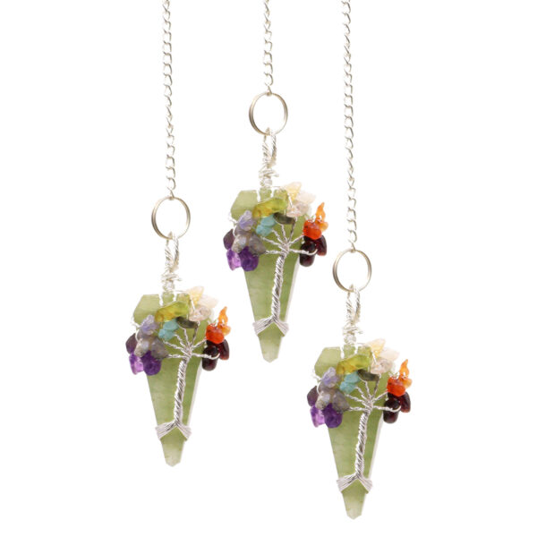 Pendule Magique - Sept Chakras - Aventurine- Vendu par 1 – Image 4