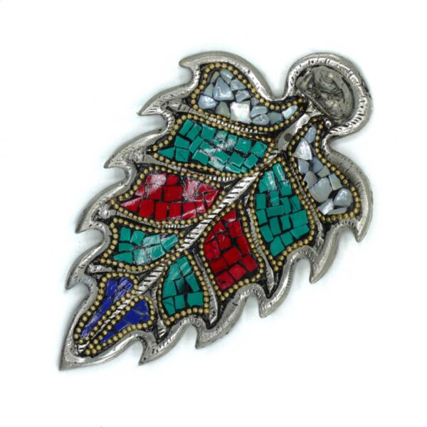 Porte-encens tibétain feuille de Bouddha- Vendu par 1