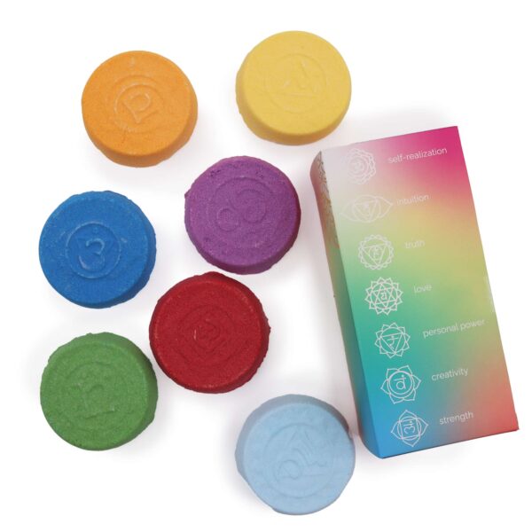 Chakra Bath Fizz - Grande boîte - Chakra Harmonie & Éclat Intérieur- Vendu par 1 – Image 2