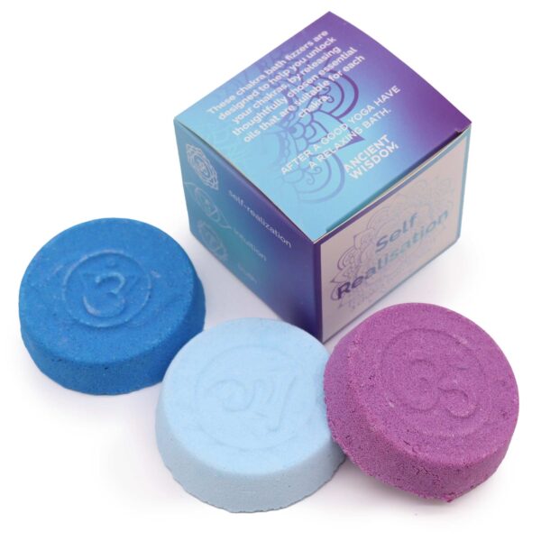 Chakra Bath Fizz - Petite boîte - Réalisation de soi- Vendu par 1 – Image 2
