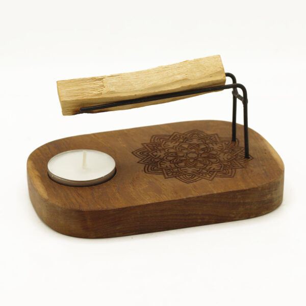 Chauffage Palo Santo - Bois de Teck - Hamsa Design- Vendu par 1 – Image 2