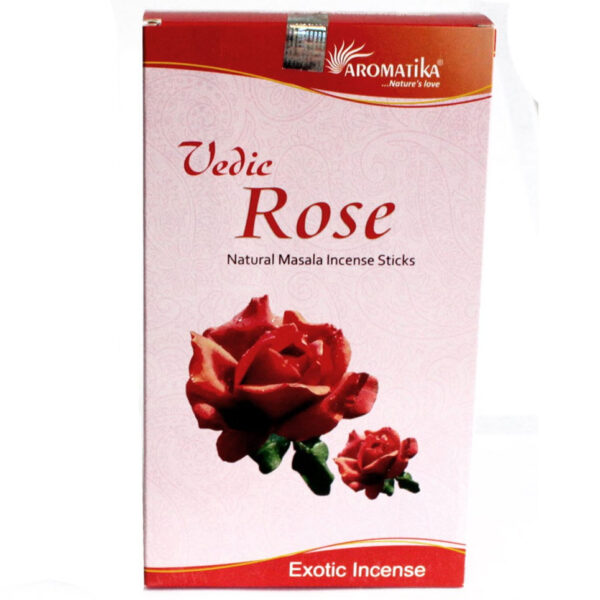 Bâtons d'encens védiques - Rose- Vendu par 1 – Image 2