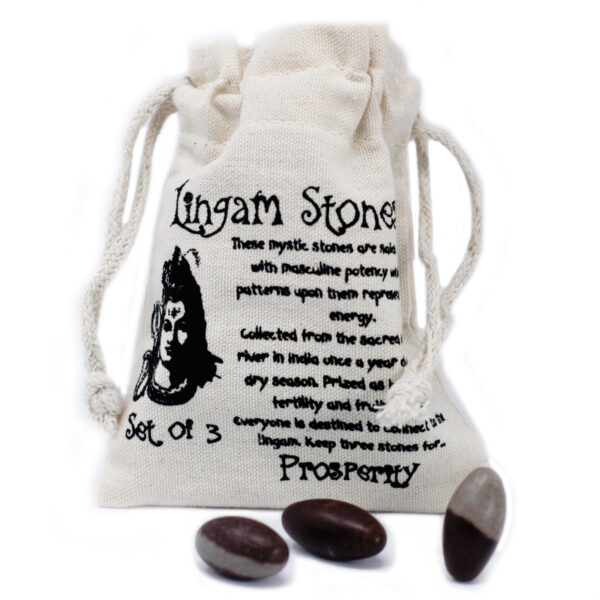 Lingam d'un pouce - 3 pierres- Vendu par 1