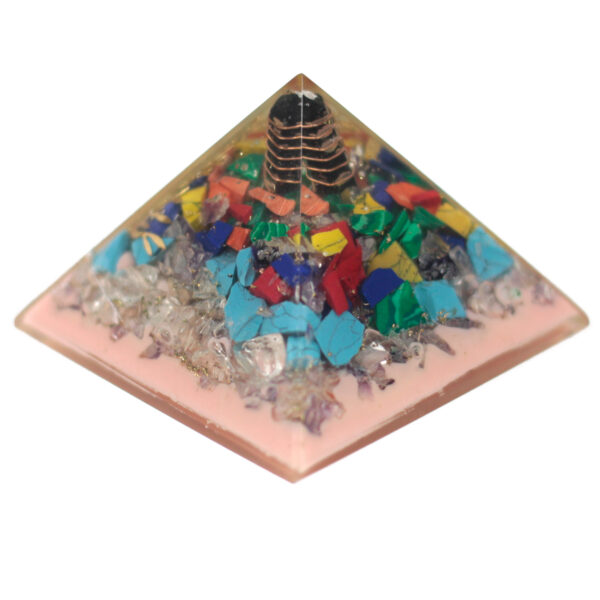 Pyramide Organite Lrg 70mm - Arbre (base terre)- Vendu par 1 – Image 3