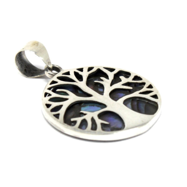 Pendentif Arbre de Vie Argent 22mm - Ormeau- Vendu par 1 – Image 3