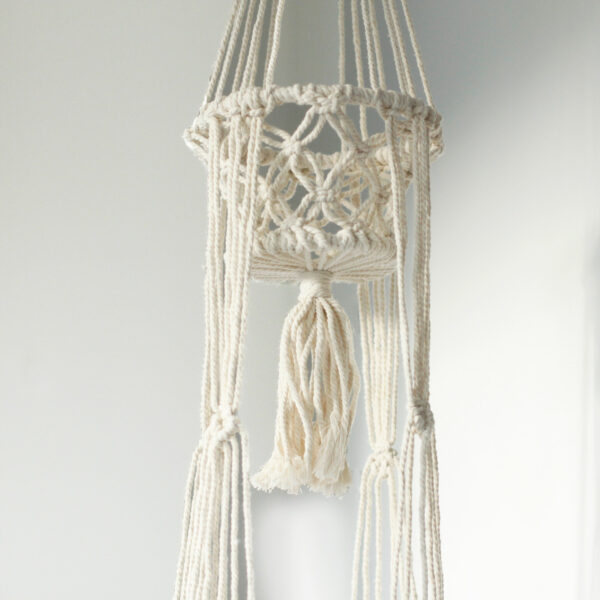 Support de pot en macramé - Double support- Vendu par 1 – Image 3