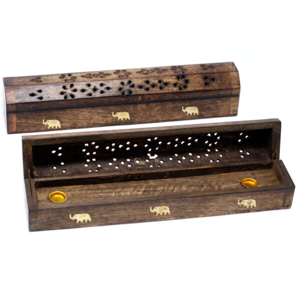 Boîtes à Fumoir Bois de Manguier Naturel- Vendu par 1
