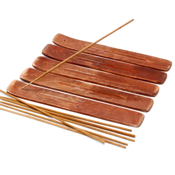 Cendrier en bois de manguier sculpté 10"- Vendu par 1 – Image 2