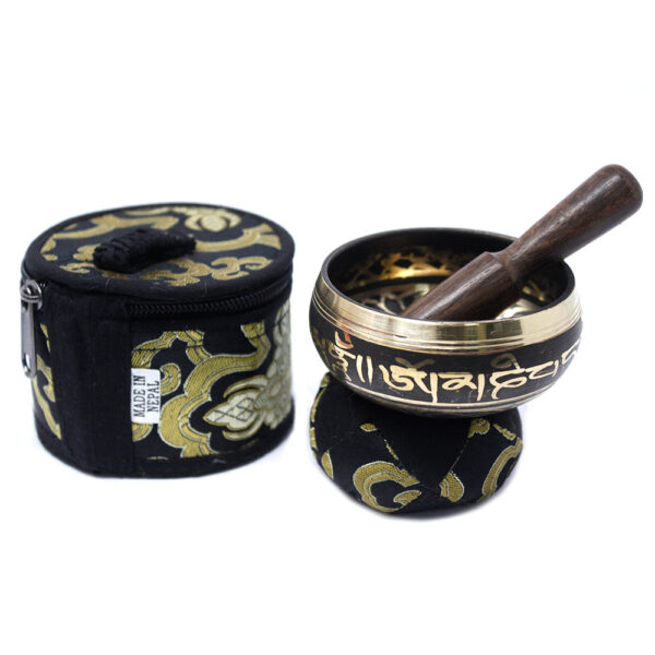 Coffret cadeau mini bol chantant - Noir- Vendu par 1