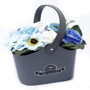 Panier Bouquet Petite - Bleus apaisants- Vendu par 1