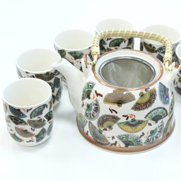 Ensemble de théière à base de plantes - Fans de Chine- Vendu par 1